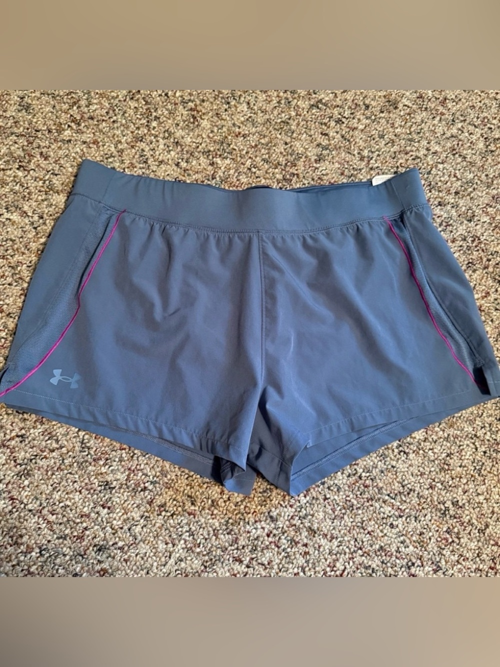 Under Armour Women UA HeatGear Speed Pocket Running Shorts Size XL